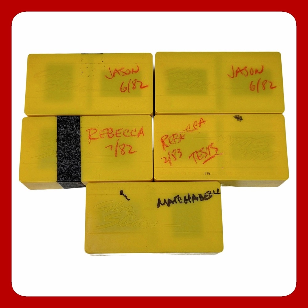 Kodak Vintage 35mm Film Slides Lot 1970s 1980s Found Footage Mystery Box Set